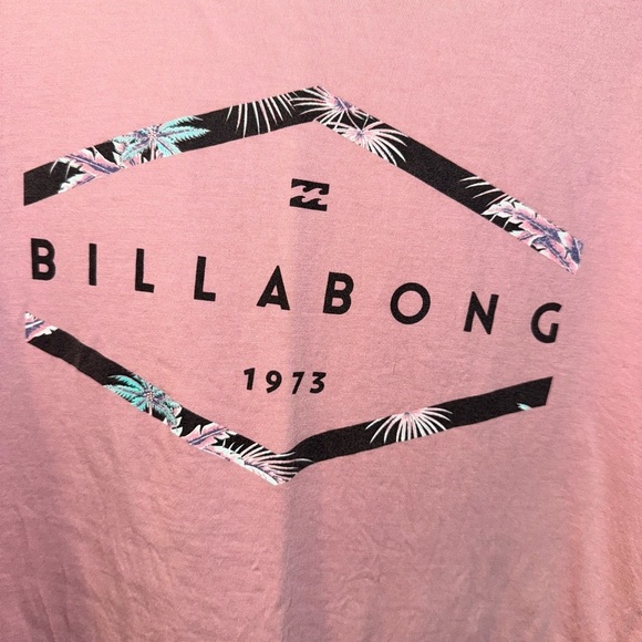 Billabong Men's Pink T-Shirt Size XL - Picture 2 of 5